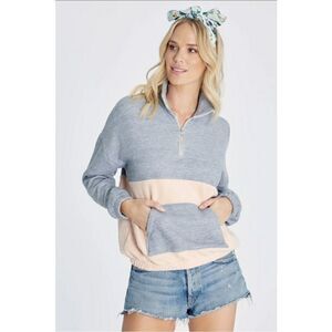 Wildfox Lea Color-Blocked Sweatshirt
